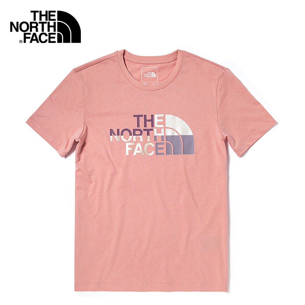 The North Face Women Short Sleeve Elevated Half Dome Tee - Rose Tan [Asia Size]