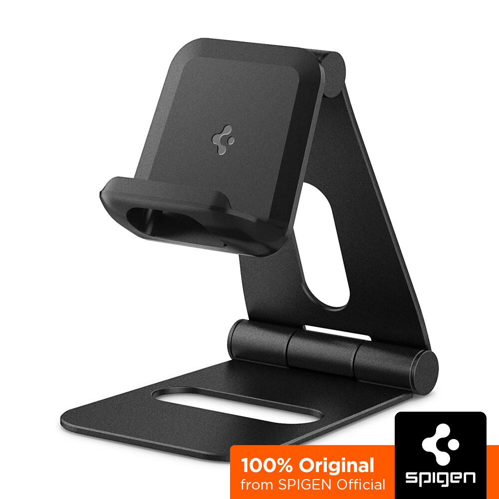 SPIGEN Universal Stand [S311] Phone, Tablet, Nintendo Switch Stand / Fully Foldable & Adjustable Stand Designed for All Phones & Tablet & Nintendo Switch / Aluminum Desktop Stand Holder / Smart Phone 