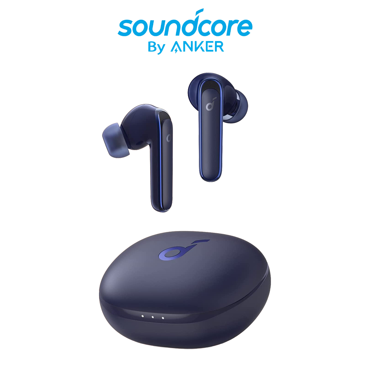 Soundcore by Anker Soundcore Life P3 Noise Cancelling Earbuds Wireless Bluetooth Earphone, Big Bass, 6 Mics, Clear Calls, Multi Mode Noise Cancelling, Wireless Charging, Soundcore App with Gaming Mode