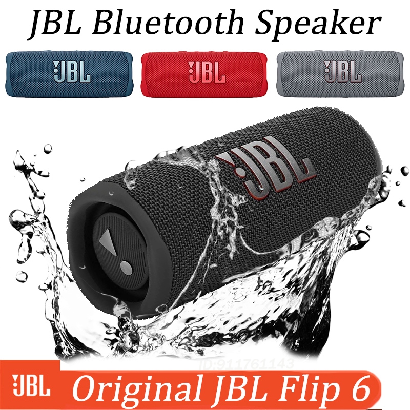 ✎♗ OriginalFlip 6 Bluetooth Speaker Wireless Speaker Hifi IPX7 Waterproof Partybox Sound Stereo Subwoofer Powerful Battery
