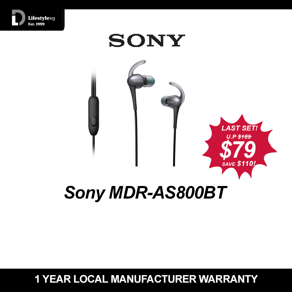 Sony MDR-AS800BT Active Sports Bluetooth Headset